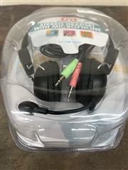 GAMESTER GEAR STEREO HEADSET WITH MICROPHONE - NEW SEALED